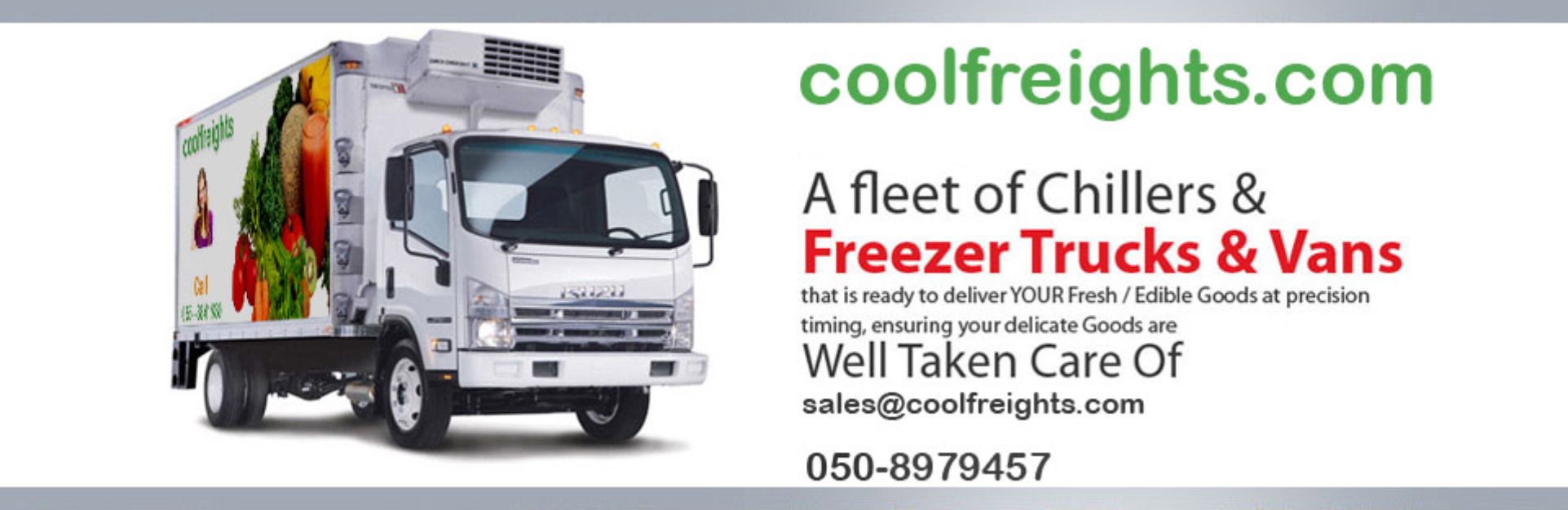 freezer truck for rent